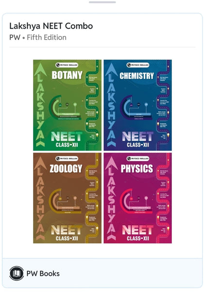 Lakshya For NEET Class 12 Physics, Chemistry, Botany & Zoology Modules and Questions Booklet with Solutions Combo Set of 15 Books (2026 Edition) With Digital Book