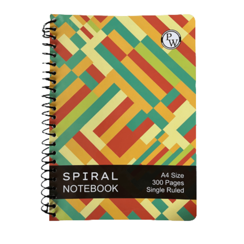 PW Spiral Notebook | 300 Pages | Ruled