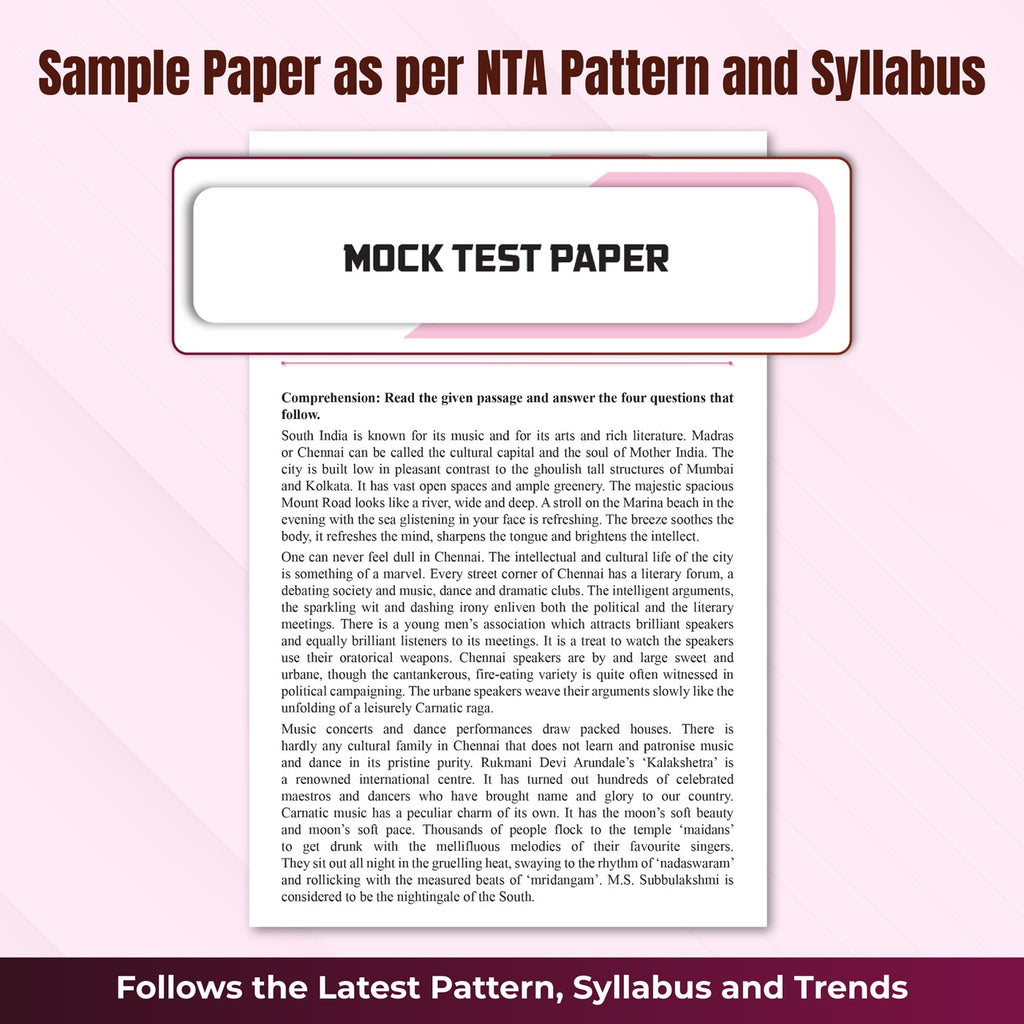 CUET (UG) General Aptitude Test & English Chapterwise & Topicwise Theory & Exercise with PYQ (2025-2022) | Most Probable Question Bank | Prep Guide | Mock Tests for Exam 2026