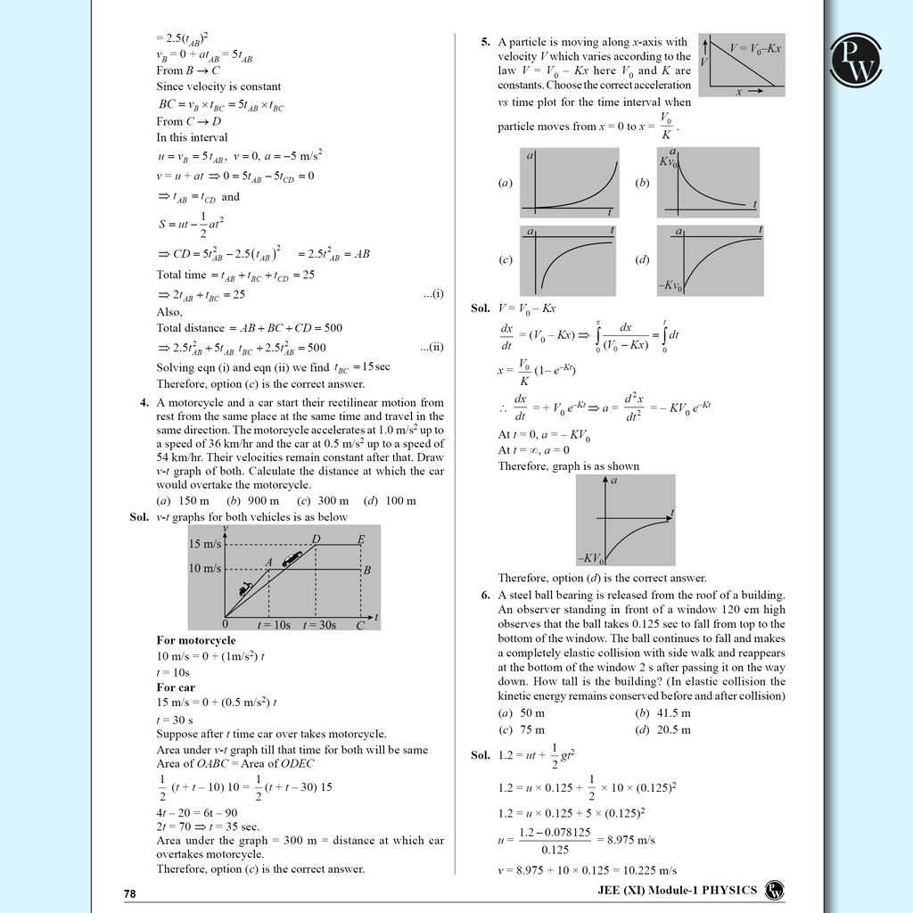 Arjuna For JEE Main & Advanced Class 11 Physics Modules with Solutions Combo Set of 5 Books (2025 Edition)