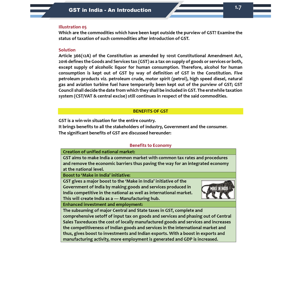 CA Intermediate Group 1 Goods and Services By CA Jasmeet Singh | Covering Theory, Exercise and Previous Years Questions & Solutions | Latest Syllabus For Jan 2027 Exams