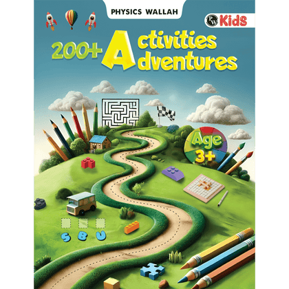 Activities Book For Kids Aged 3+ Years Old | 200+ Adventure Activities | Puzzles, Mind Games, Maze and Challenges Filled Activity Book For Growing Kids & Screen-Free Fun