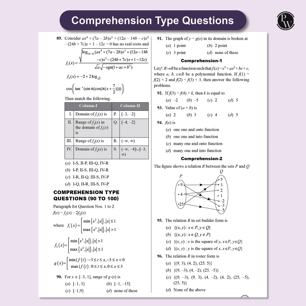Absolute JEE Advanced Mathematics 2500+ Questions with Formula Sheet Latest Solved Paper and 3 Mock Tests | Covering All JEE Advanced Question Typology