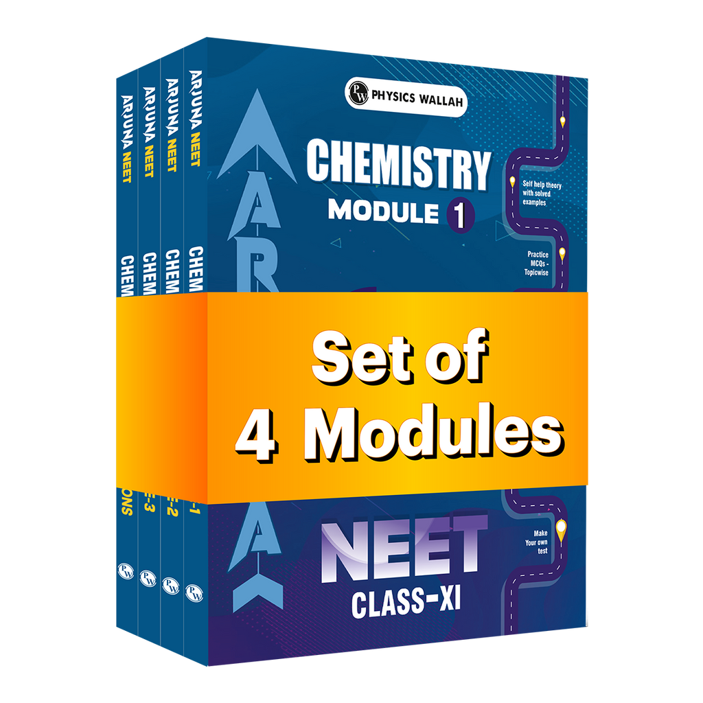 PW Arjuna For NEET Class 11 Chemistry Modules with Solutions Combo Set of 5 Books (2026 Edition)