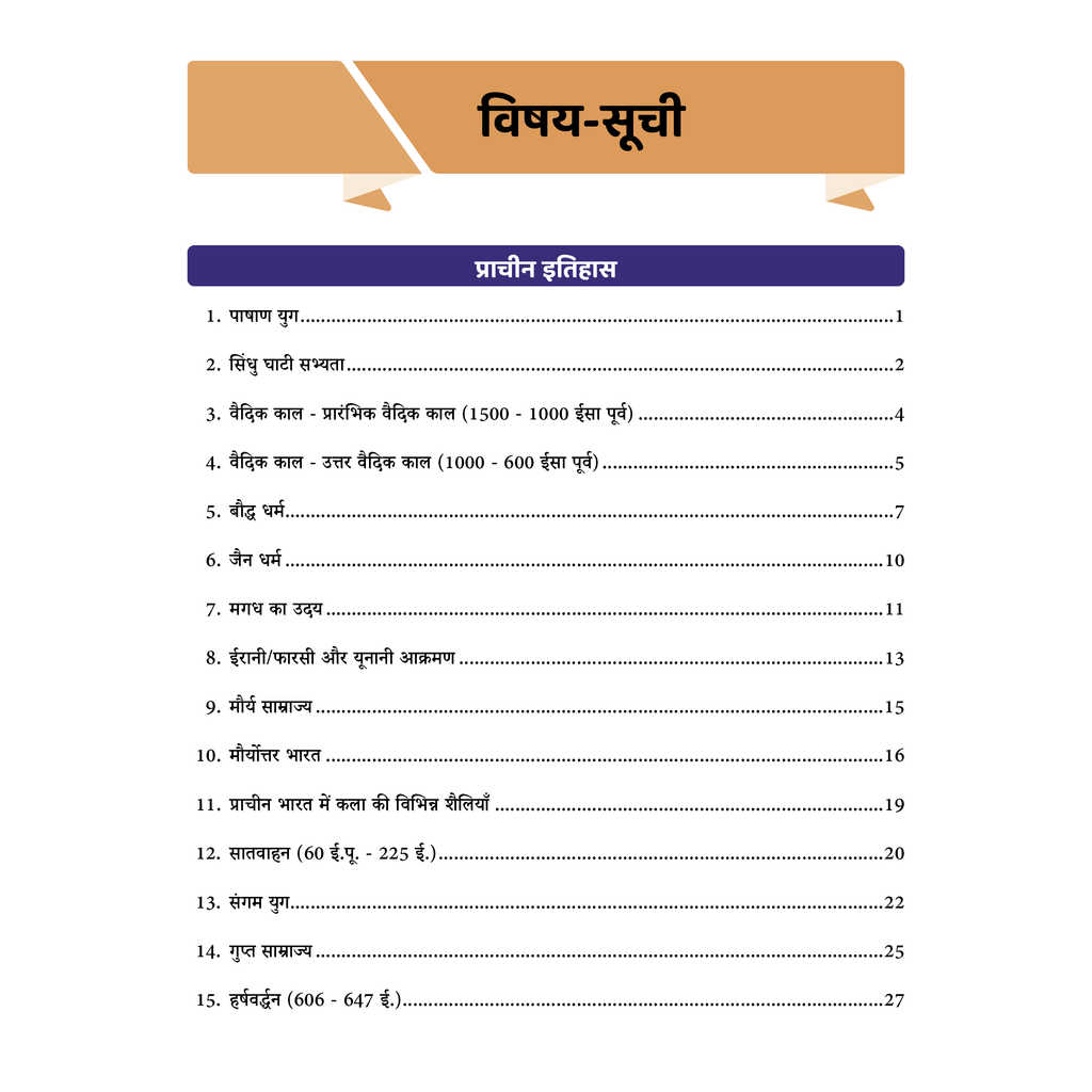 UPSC Mindmaps Ancient and Medieval (Hindi) India For UPSC/PSC Competitive Examinations | Navigating Concepts Through Visual Mindmaps