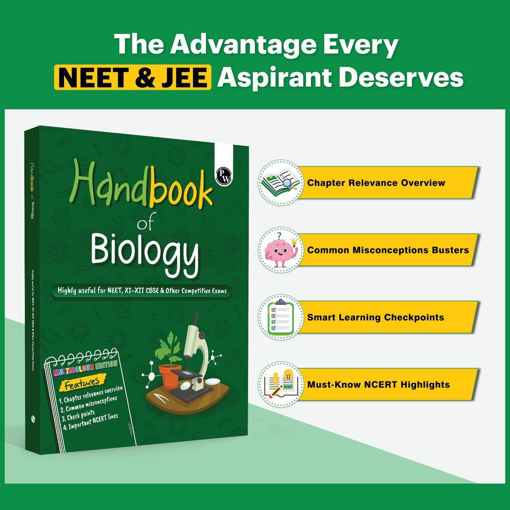 PW Biology Handbook For 2026-27 Exams | Highly Useful For NEET, CBSE Class 11-12 & Other Competitive Exams | Quick Revision Book | Important NCERT Lines