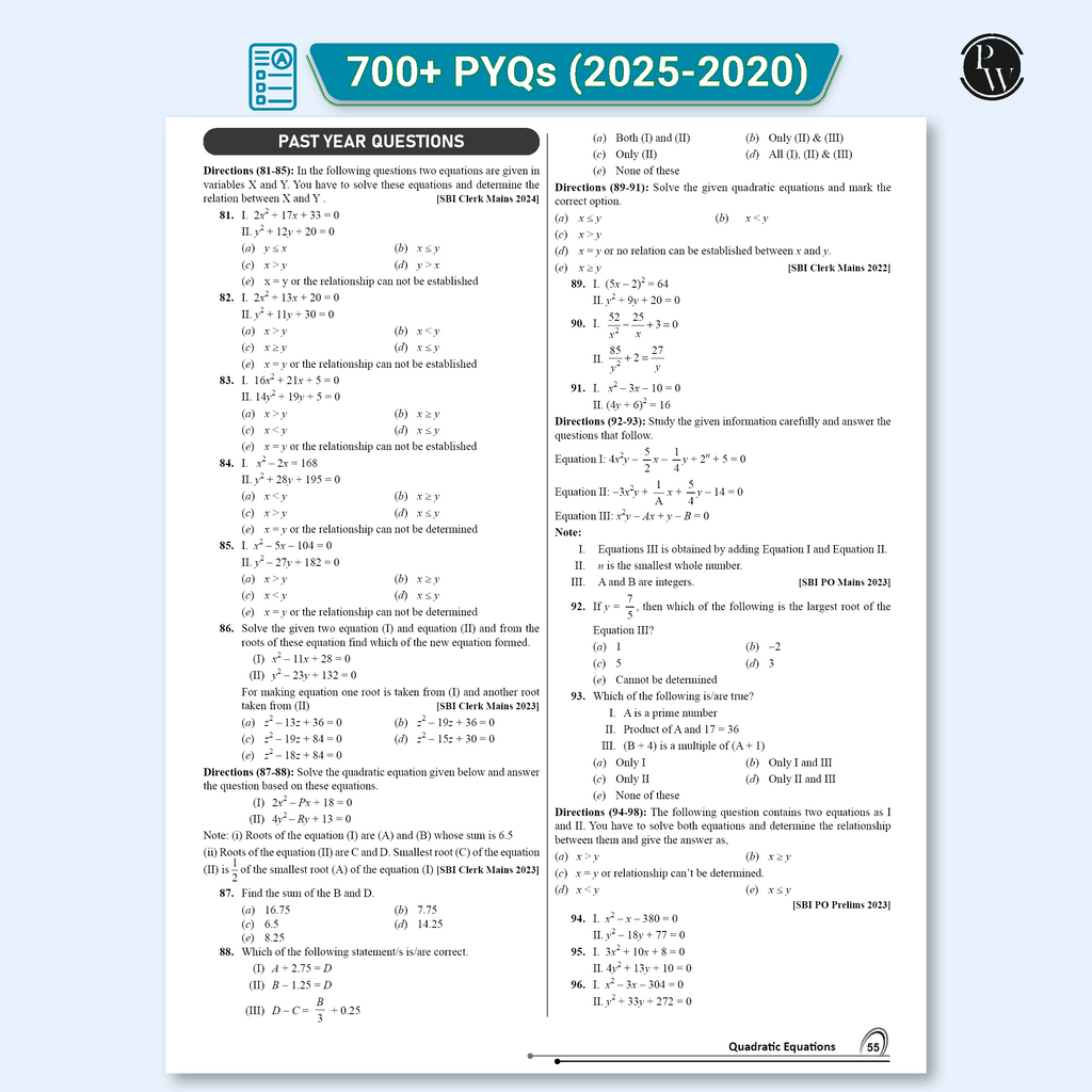 KYC Quantitative Aptitude | Chapterwise Theory, Exercise, Past Year Questions (PYQ) By Sumit Jaiswal For SBI PO, Clerk, IBPS PO, Clerk, RBI & Other Banking Exams 2025- 26 | Free 20 Online Tests