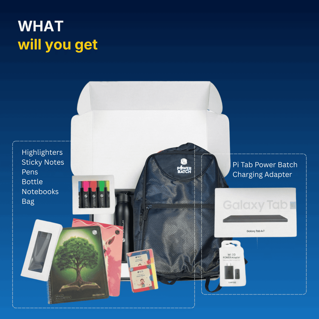 Powerbatch Pi Tab Complete Learning Kit with Welcome Pack & Goodies  (Course to be purchased separately)