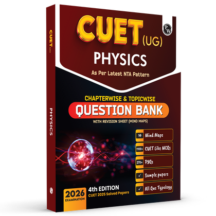 CUET (UG) Physics Chapterwise & Topicwise Question Bank for 2026 Exam | Theory & Exercise with Past Year Questions (2025-2022) PYQ and Mock Tests
