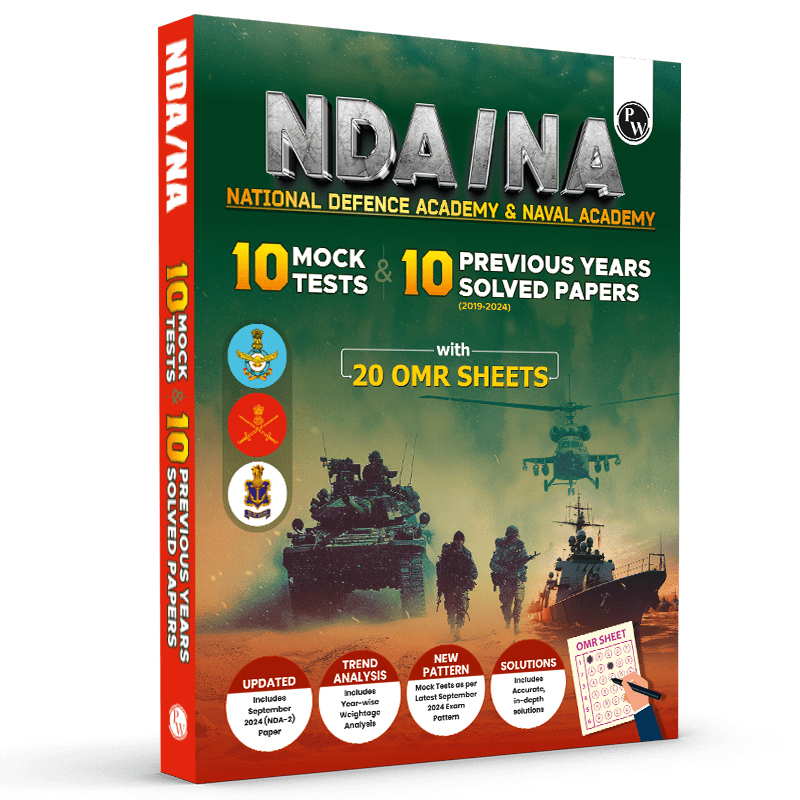 NDA/NA 10 Mock Tests & 10 PYQs (3rd Edition)