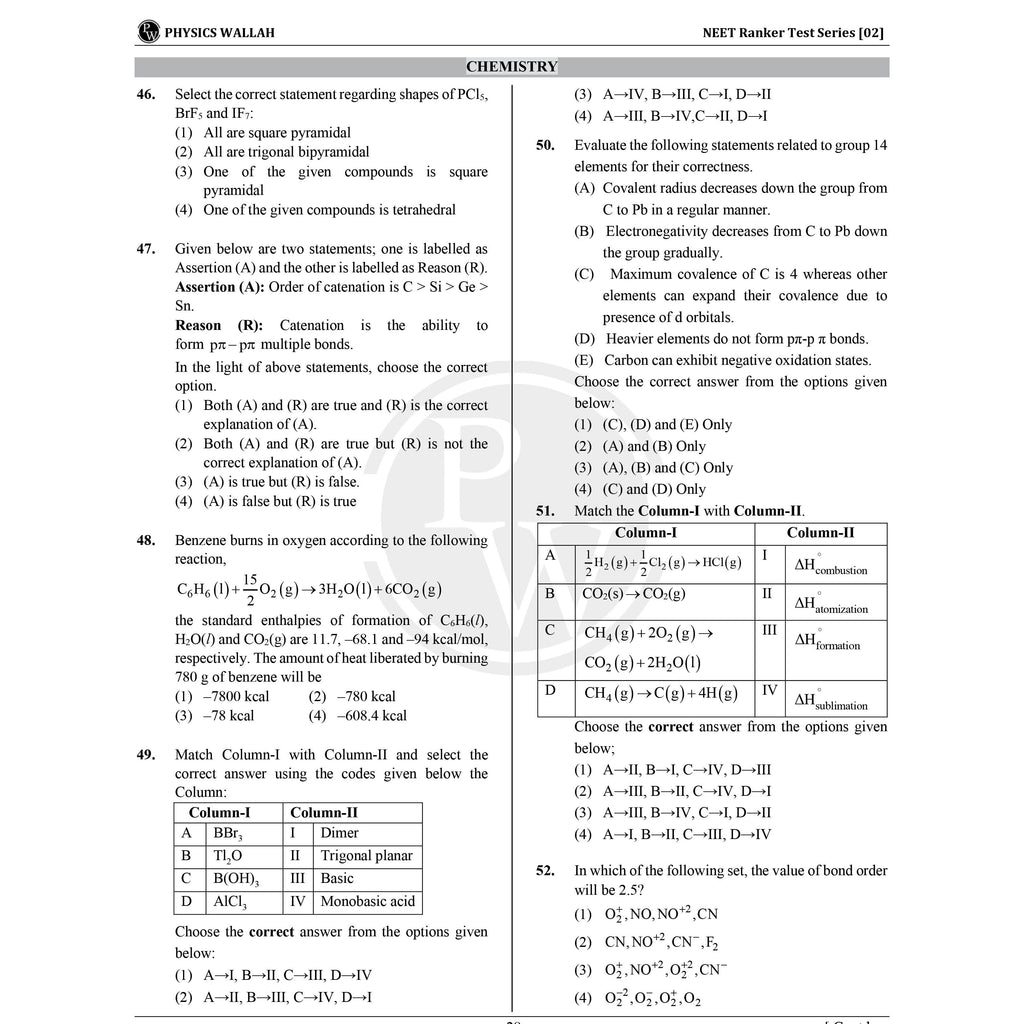 PW NTA NEET Rankers Test Series 2026 Class 11 | 10 NEET Level Test Papers with Solutions | Past Year Analysis
