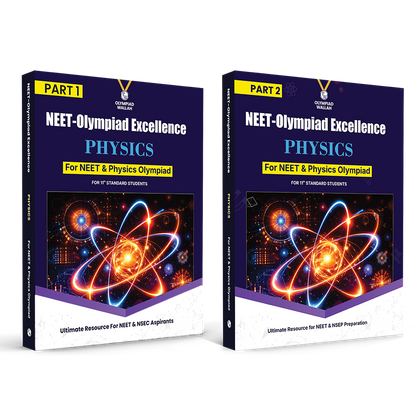 Olympiad Wallah NEET-Olympiad Excellence Class 11 Physics (Part 1 & 2) For 2026 | For NSEP, NEET, INPhO & IPhO Exam | Expert Crafted Content | PYQ, Challenging Problems with Detailed Solutions