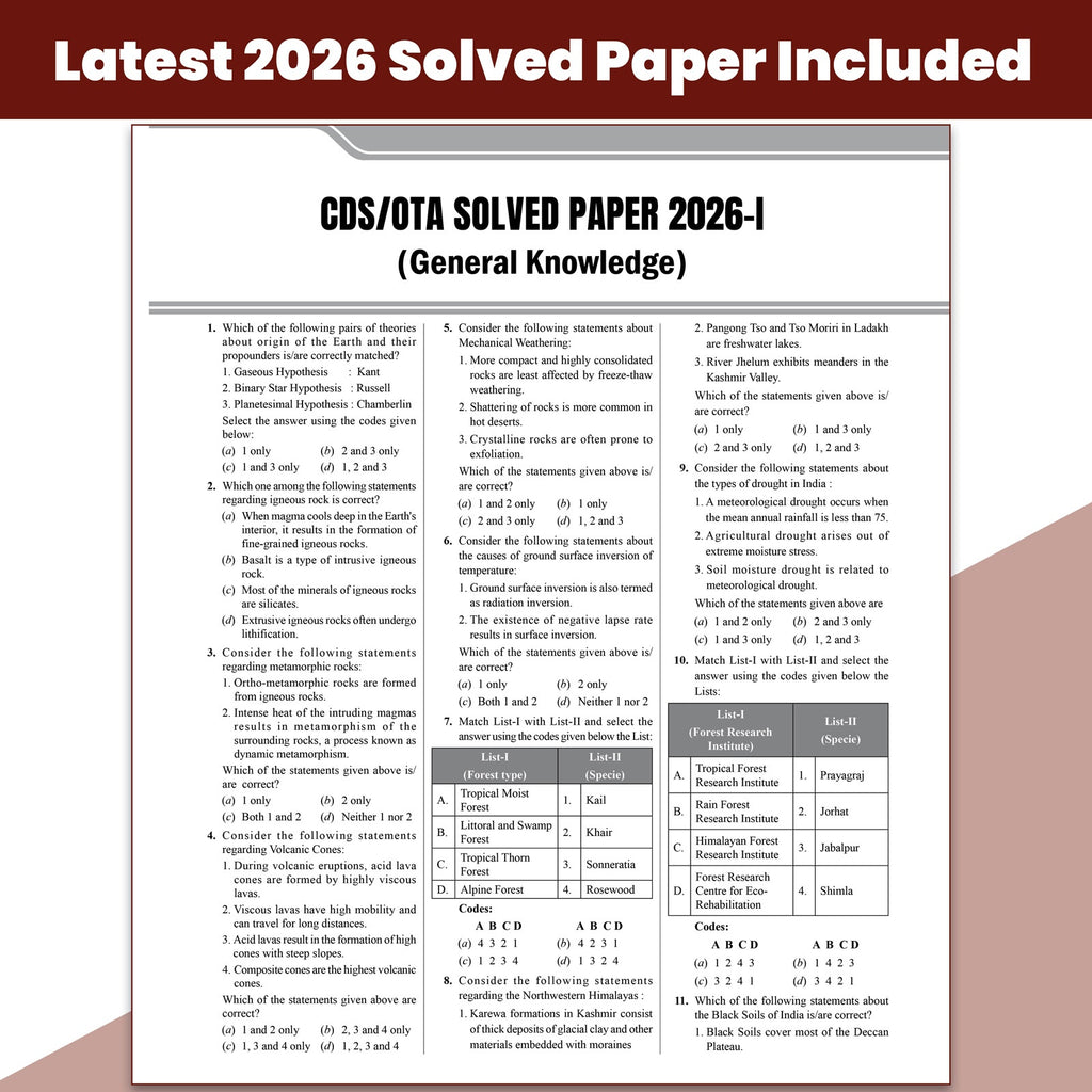Viraat CDS OTA Book 2026 General Knowledge & English Combo Set of 2 Books | Past Questions (PYQ) 2026-21 | Chapterwise Theory, Solved Examples, Practice Exercises