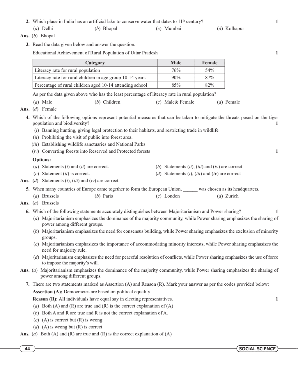 CBSE 15 Sample Question Papers Class 10 Social Science for 2024 exam | PYQ 2023 Paper with Topper's Explanations, CBSE SQP & CBSE Additional Practice Questions with Marking Scheme | Cheat Sheets