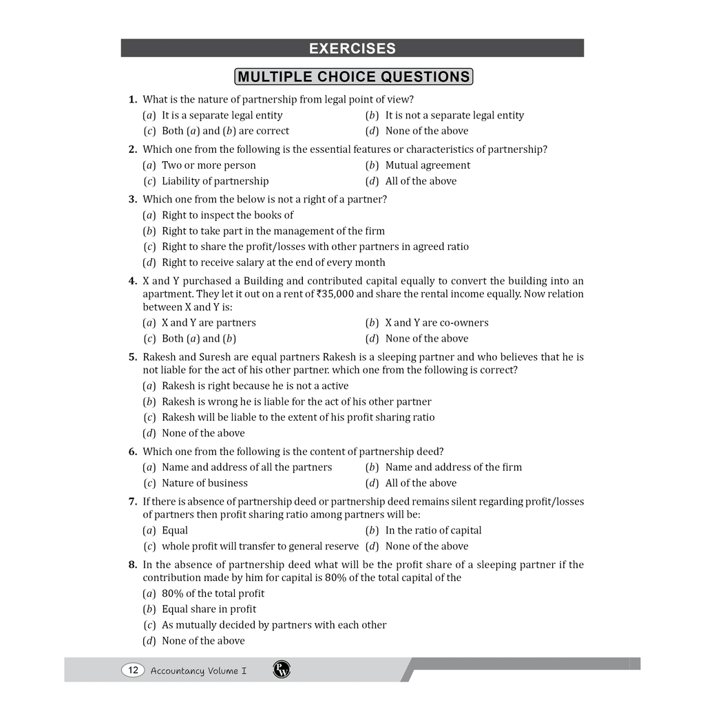 CBSE Class 12 Accountancy Volume 1 & 2 Combo Set of 2 Books | All CBSE Theoretical Concepts, Practice Questions, MCQ's and CBSE 2026 Sample Papers