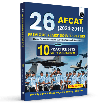 26 AFCAT Previous Years' Solved Papers (2024 - 2011) For Flying, Technical & Ground Duty (Non-Technical) Branches For 2024-25 Exam | Previous Year Questions | PYQs | Fully Solved