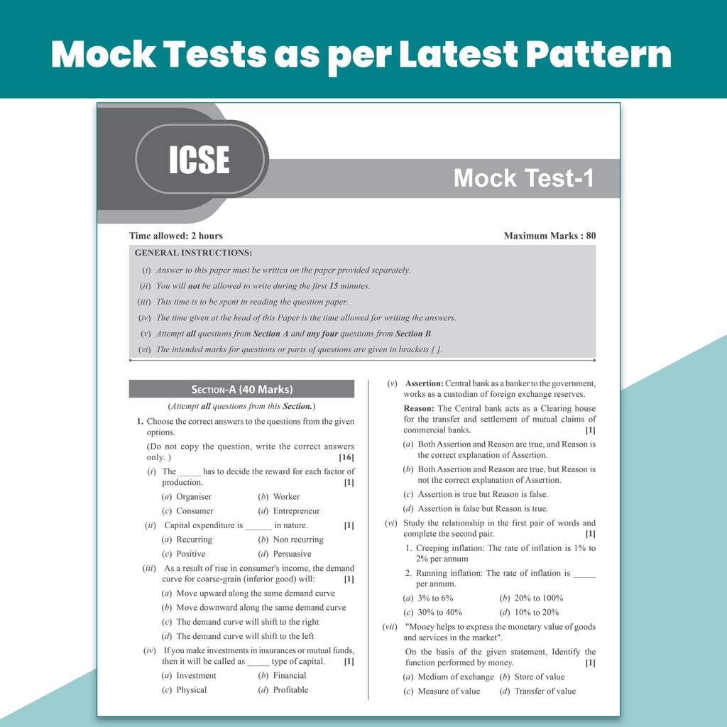 PW ICSE Class 10 Question & Concept Bank Economics for 2027 Exam | Chapterwise & Topicwise By Kunal Sir & Sameer Sir | Solved PYQs | 40% Competency & Application Based Practice Questions