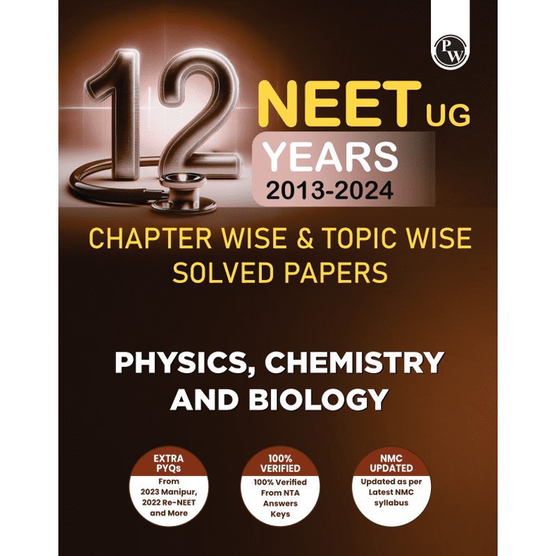 NEET 12 Years PYQs English (2024-2013) Chapterwise & Topicwise Past-Previous Year Solved Papers