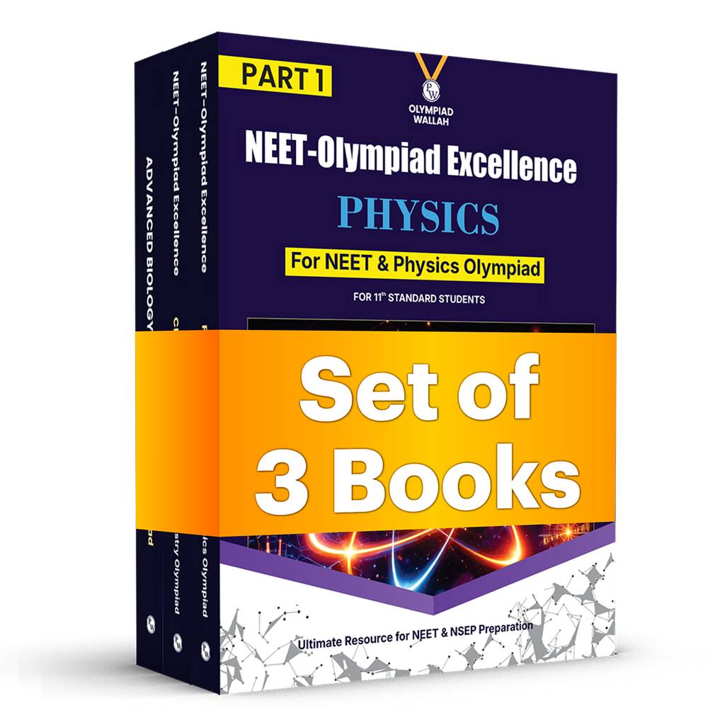 Excellence For NEET & Olympiad Class 11 Part-1 Physics, Chemistry, Biology Modules with Solutions Combo Set of 3 Books (2026 Edition)