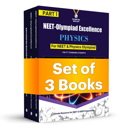 Excellence For NEET & Olympiad Class 11 Part-1 Physics, Chemistry, Biology Modules with Solutions Combo Set of 3 Books (2026 Edition)