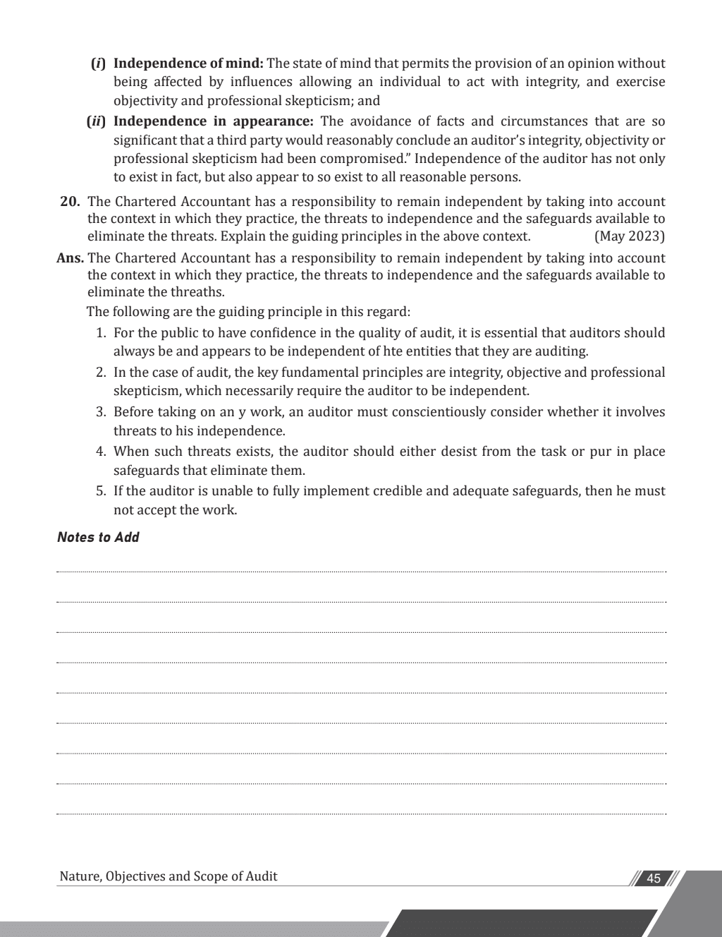 CA Intermediate Group 2 Auditing & Ethics 3rd Edition Including Previous Years Questions & Solutions | RTP & MTP | Latest Syllabus | Applicable for November 2024 Exams