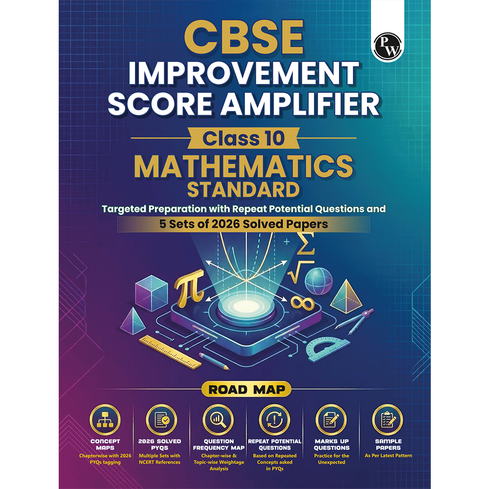 CBSE Improvement Score Amplifier Class 10 Maths For 2026 Improvement Board Exams | 5 PYQs Sets of 2026 Solved Papers | Sample Papers & Chapter-wise Concepts Maps