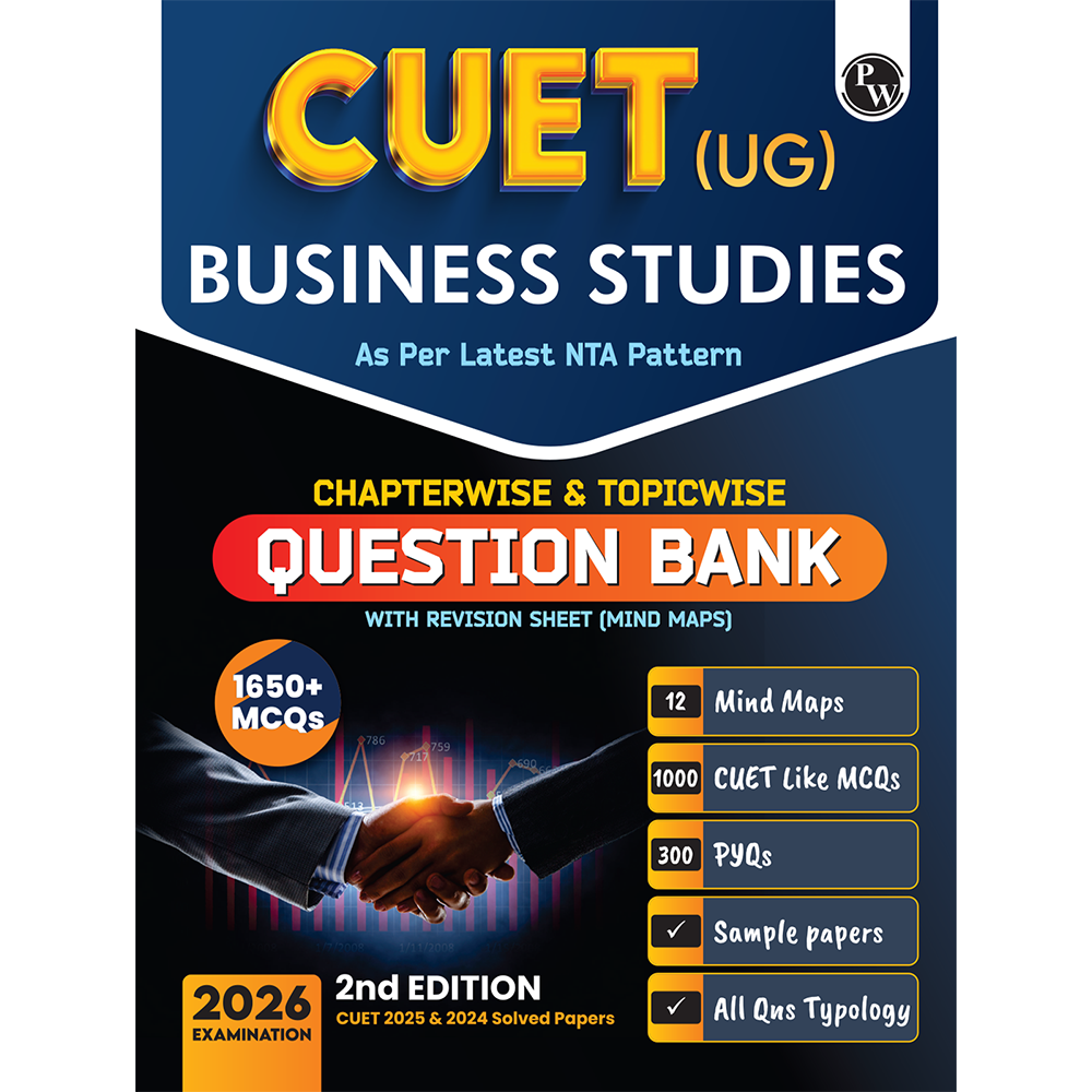 CUET (UG) Business Studies Chapterwise & Topicwise Question Bank for 2026 Exam | Theory & Exercise with Past Year Questions (2025-2022) PYQ and Mock Tests