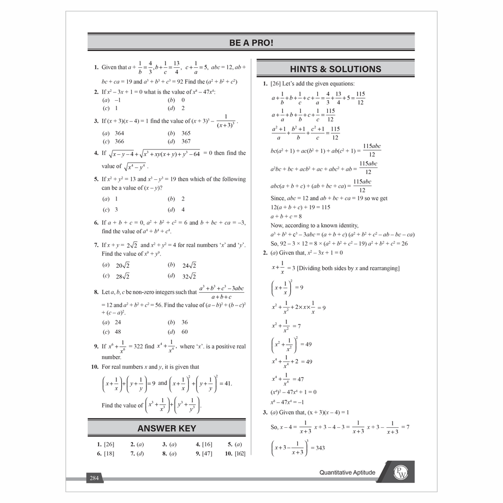 PW MBAWALLAH Quantitative Aptitude Book 2000+ Practice Questions By Rahul Bathla & Vinit Kakriya with PYQs, Levelwise Exercises, Solved Examples | Ideal for CAT & OMETs