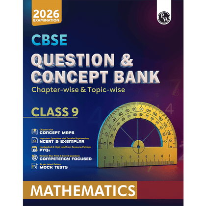 CBSE Question & Concept Bank (QCB) Class 9 Mathematics Chapter-wise and Topic-wise Solved Questions For 2026 Exams with Competency Based Question