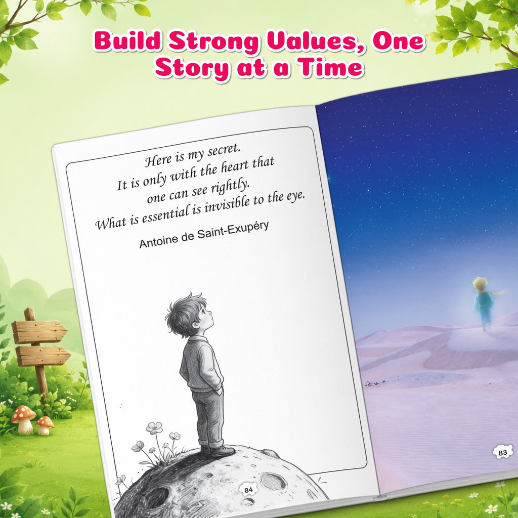 Evergreen Children’s Classics Stories (Set of 5 Books) | Illustrated Story Books For Kids | Jungle Book, Wizard of Oz, Alice in Wonderland, Little Prince and Little Princess For 6+ Years Old