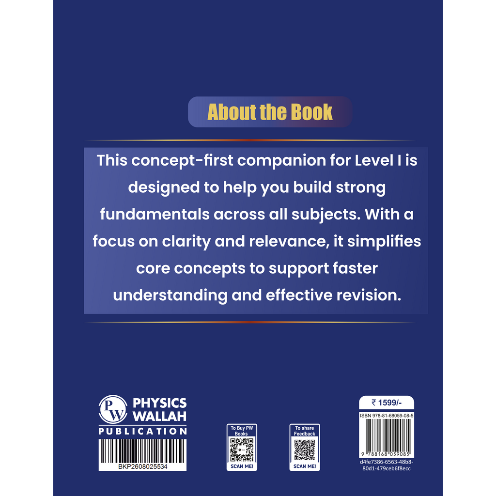 CFA Level 1 Book 2027 Edition | Concept Companion | Complete Coverage of All 10 Subjects with Concept First Approach & Easy Exam Oriented Explanations with Examples As per latest syllabus