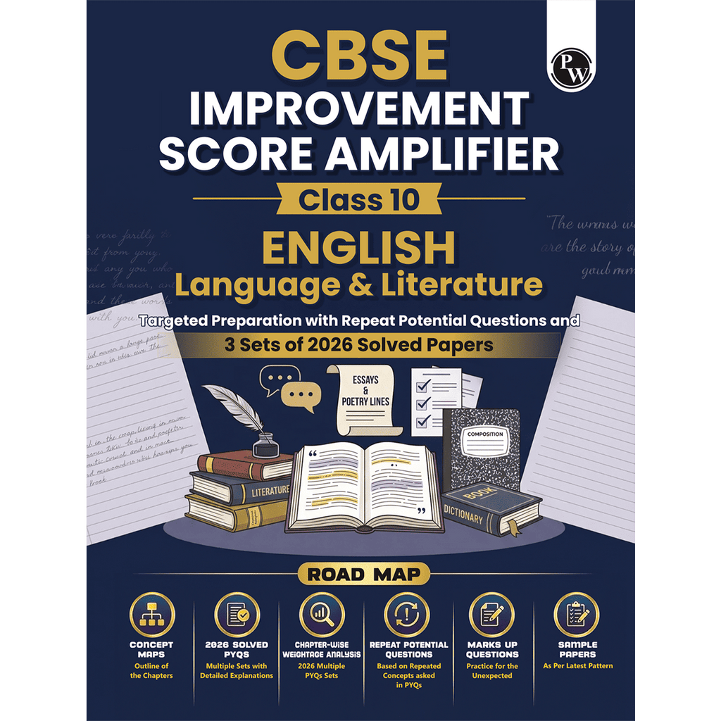 CBSE Improvement Score Amplifier Class 10 English For 2026 Improvement Board Exams | 5 PYQs Sets of 2026 Solved Papers | Sample Papers & Chapter-wise Concepts Maps