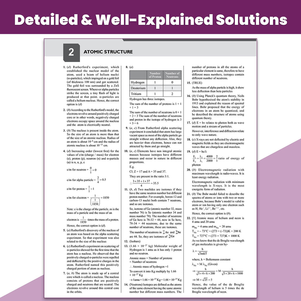49 Years JEE Advanced PYQ Book Chemistry Chapterwise & Topicwise Solved Papers (1978-2026) | PYQ with Detailed Solutions | Previous Year Questions for IIT JEE Advanced Exam