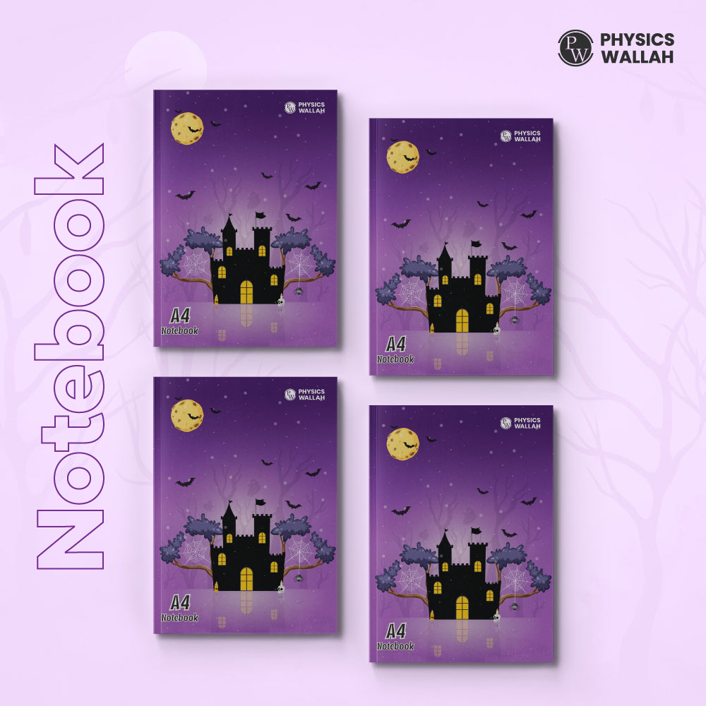 172 Pages A4 Notebook | Single Line set of 6| Ruled Notebook for School, College & Office Use | Smooth Paper | Durable Cover