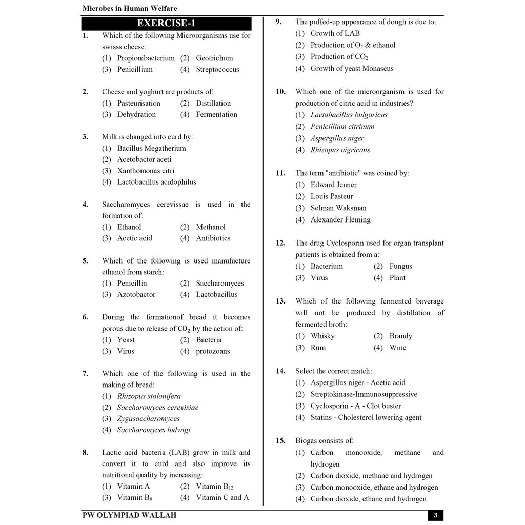 Olympiad Wallah NSEB Class 12 Advanced Biology (Part 2) For 2026 | For NEET, INBO & IBO Exam | Expert Crafted Content | PYQ, Practice Questions, Detailed Solutions