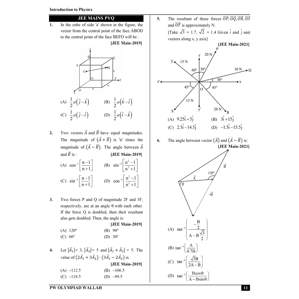 Olympiad Wallah NSEP Class 11 Advanced Physics (Part 1 & 2) For JEE & Olympiad 2026 | Detailed Explanations | Problems For Analytical Skills | Ideal For NSEP & Olympiad, INPhO & IPhO