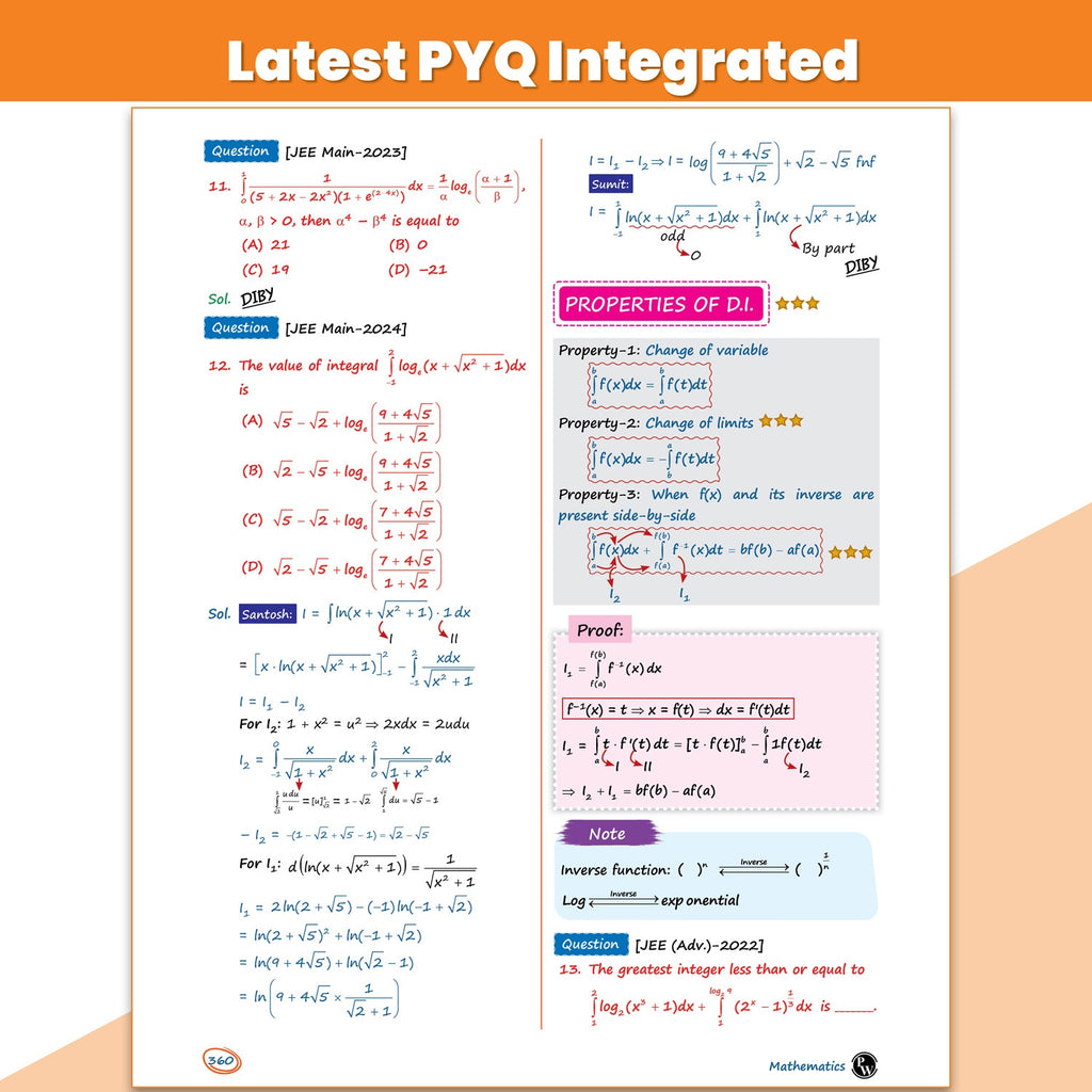 PW Maths Made EJEE Class 12 Handwritten Notes By Sachin Jakhar For JEE Main & Advanced Exams | Complete Theory, PYQ with Detailed Solutions