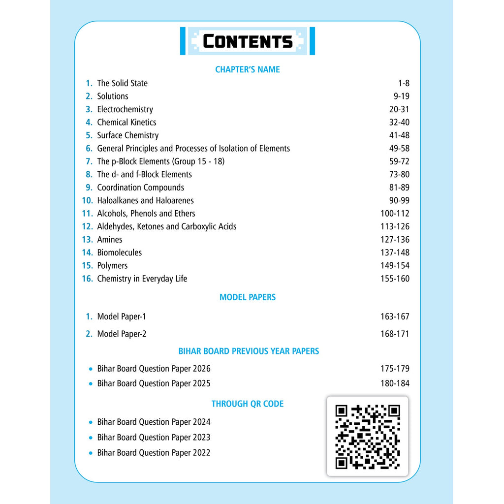 Bihar Board Class 12 Question Bank Chemistry JEET Guess Papers & Question Bank By Aditya Sir For 2026-27 Exam | Chapterwise Theory & Previous 10 Years Questions, Model Papers with OMR