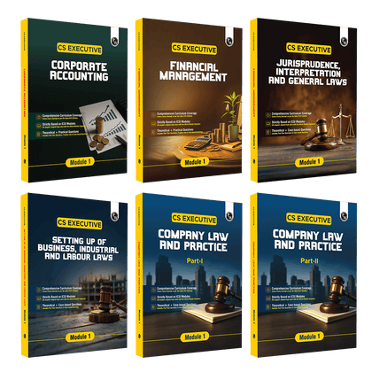 CS Executive Theory Books   Complete Combo Set of 6 Books (Module I)