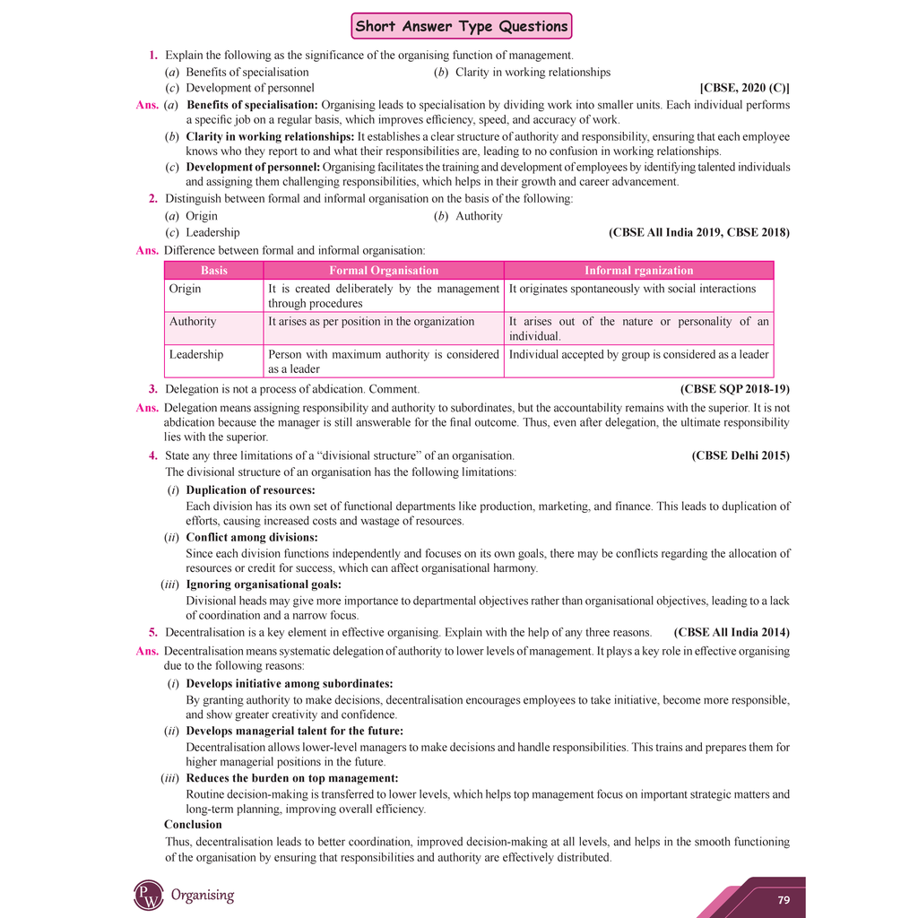 CBSE Question & Concept Bank (QCB) Class 12 Business Studies Chapter-wise and Topic-wise Solved Questions For 2026 Exams with Competency Based Question