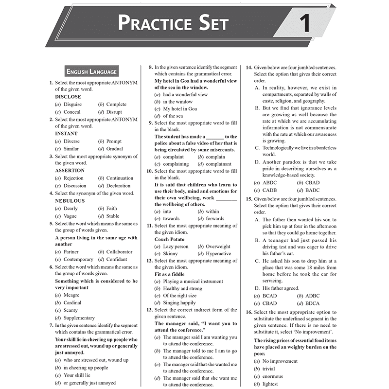 SSC CHSL 2023 Practice Sets & Previous Solved Papers (English Edition)