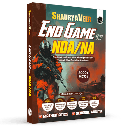 PW ShauryaVeer End Game for NDA/NA Mathematics, General Ability For 2026 Defence Exams | 3000+ MCQs Including PYQs & Most Probable Questions | Crisp Theory & Mock Tests with Solutions
