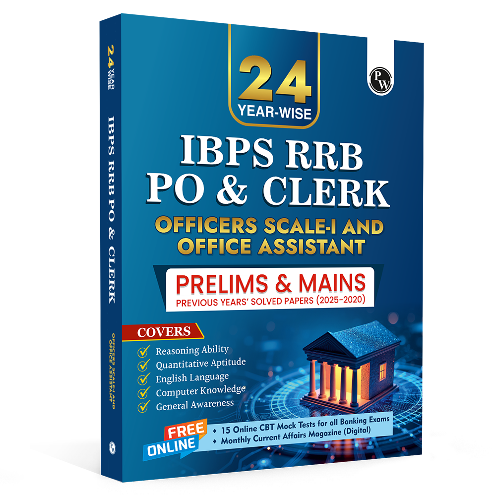 IBPS RRB Clerk & PO 24 Yearwise Previous Year Solved Papers PYQ (2025-2020) Prelims & Mains For 2026 Exams | Officers Scale-l & Office Assistants | 15 Online Mock Tests