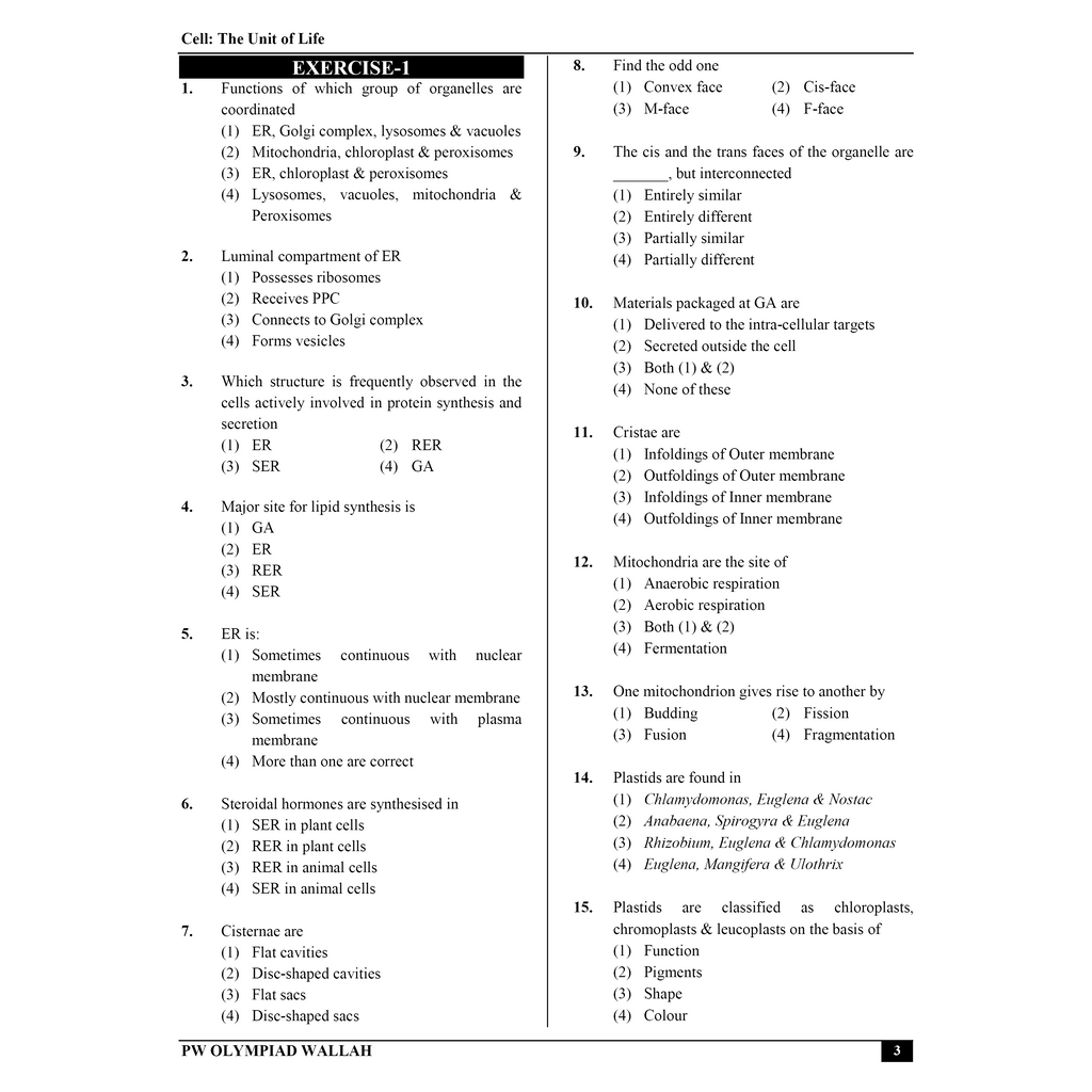 Excellence For NEET & Olympiad Class 11 Part-1 Physics, Chemistry, Biology Modules with Solutions Combo Set of 3 Books (2026 Edition)