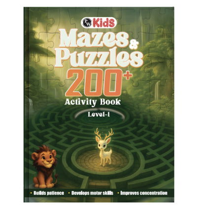 200+ Mazes & Puzzles Activity Book