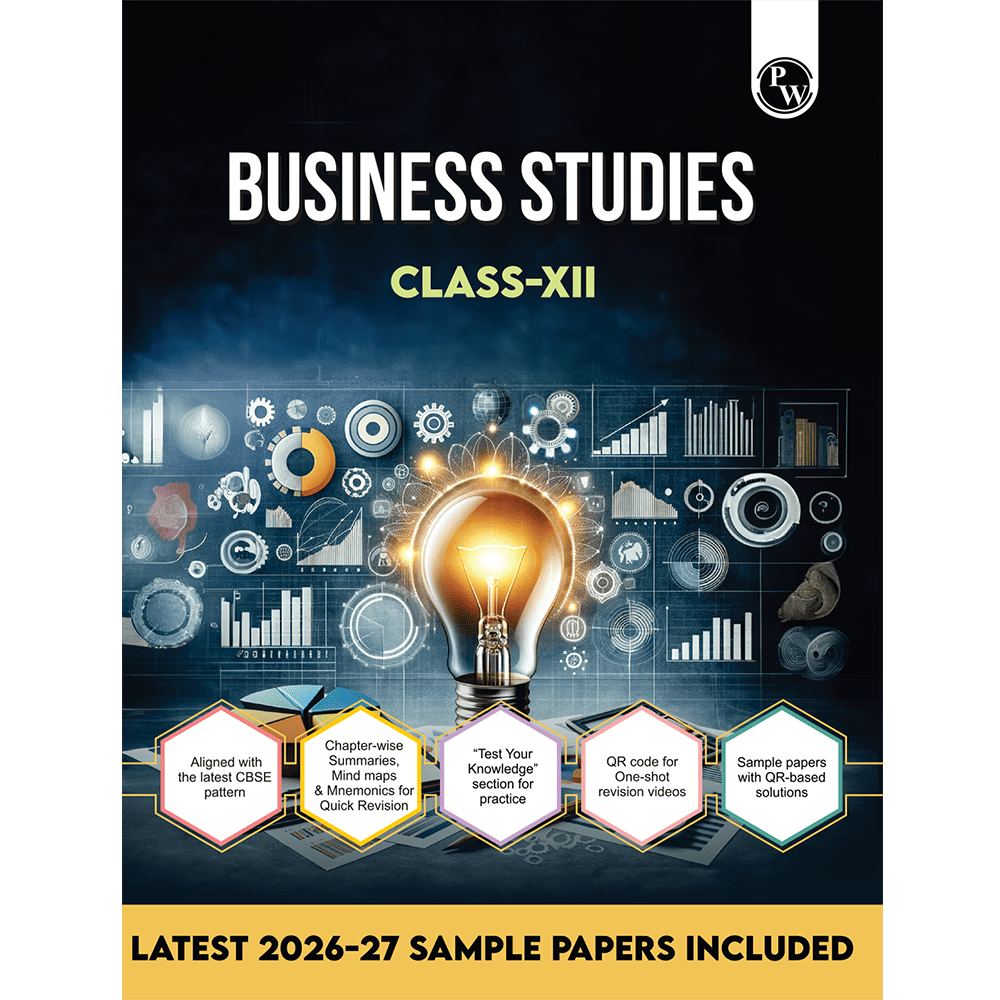 CBSE Class 12 Business Studies As Per Latest CBSE Pattern For 2026-27 Exams | Chapterwise Theory, Practice Questions with Detailed Explanation & Latest Sample Papers