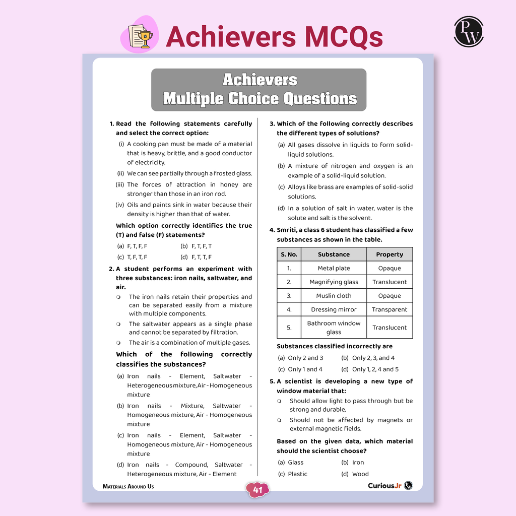 Olympiad Plus Workbook For Class 6 Science Prepguide, Concept Map, PYQs and Worksheets For After School Practice | NSO, ISO, iOS, Hindustan Olympiad, NSTSE and Others
