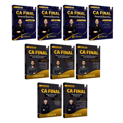 CA Final Combo of 9 Books For May 2027 Exams | Detailed Coverage of Latest Syllabus, All ICAI SM, RTP, MTP & PYQs Covered with Quick Revision