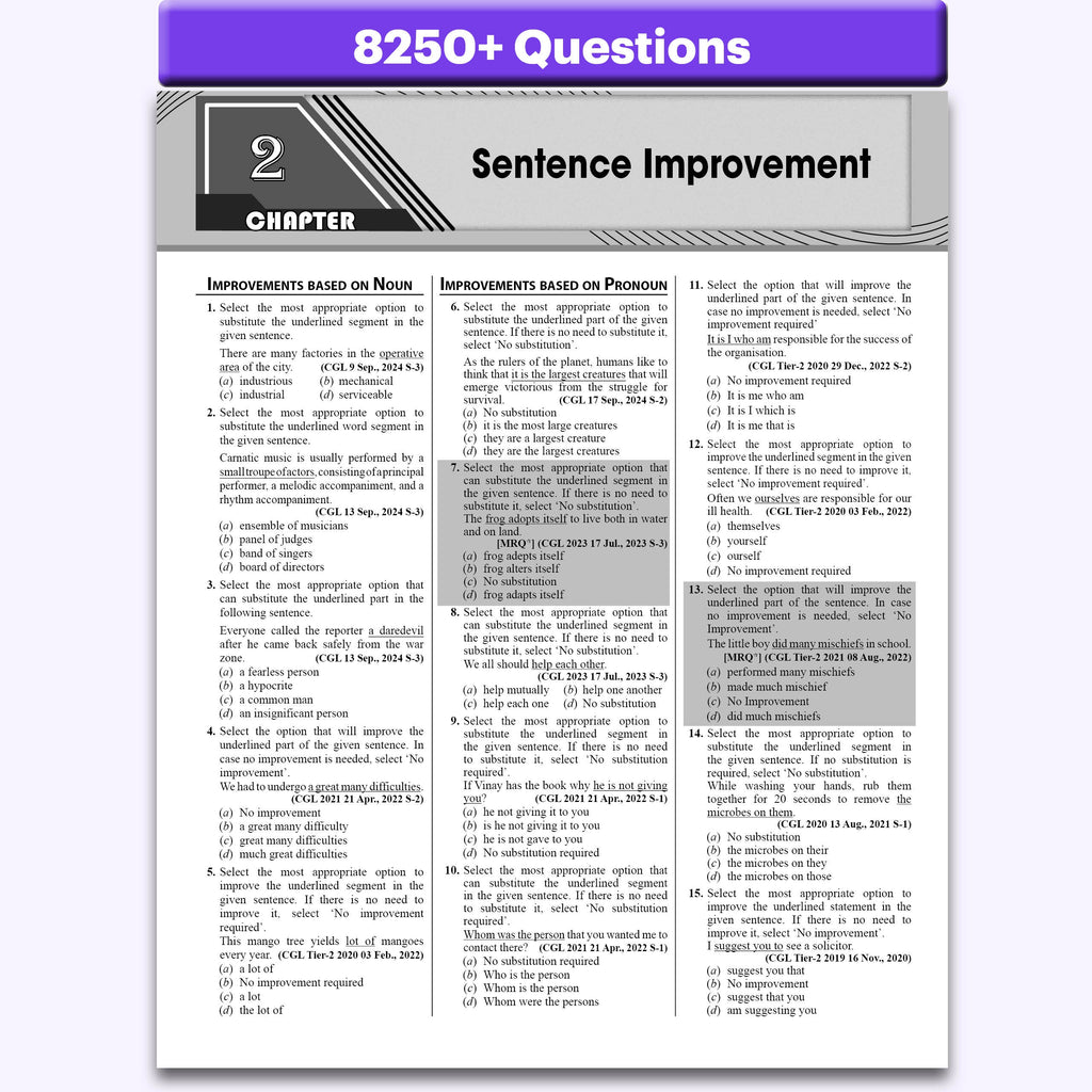 PW Selection Mantra For SSC CGL Tier 1 & 2 Exams 2026-27 | 8250+ PYQs Till Jan 2026 l Chapterwise & Typewise Questions | Reasoning, General Awareness, Maths, English & 15 Online CBT Tests