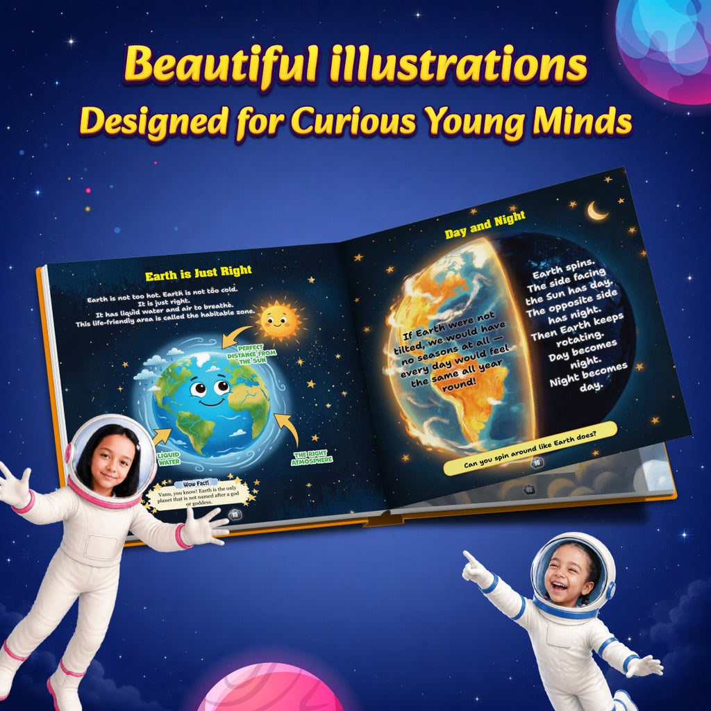 All About the Solar System For Kids AR (Augmented Reality) Adventures with Aayu & Vanu | Fun Facts, Quizzes & Space Discoveries | Learn about 8 Planets, Pluto, Rockets, Astronauts & Space Missions